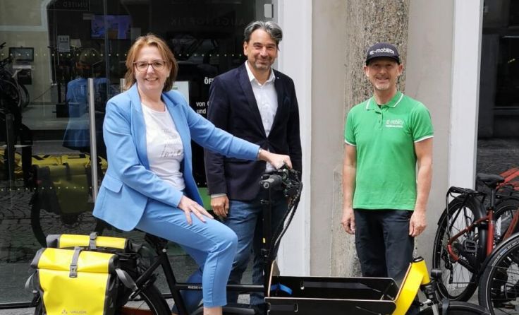 Von links: Judith Ringer, Harald Peham und Rainer Aichinger (Foto: OÖVP Steyr)