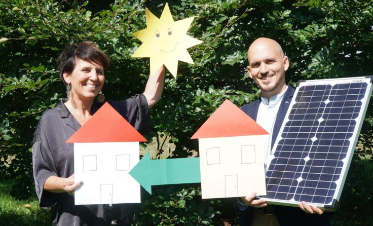 Stadtgut-Geschäftsführerin Daniela Zeiner und Projektleiter Thomas Nacht (Foto: TIC Steyr)