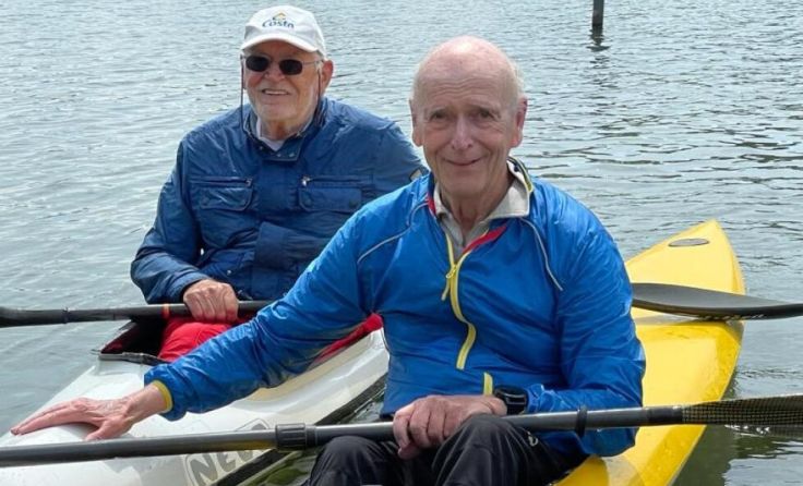 Werner Peyrl (rechts) mit seinem Bruder Klaus (Foto: privat)
