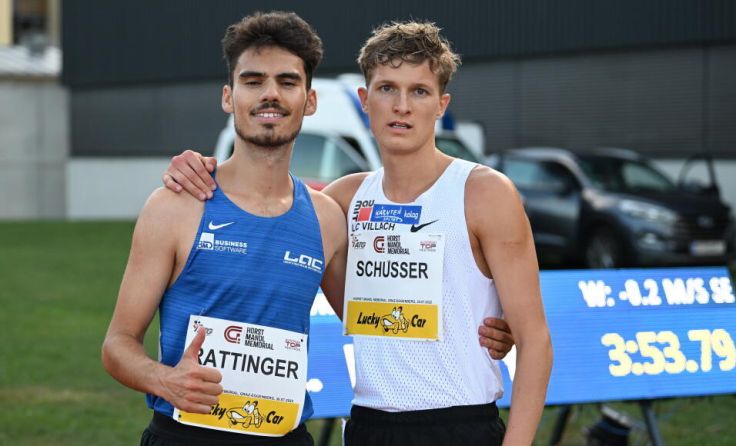 Tobias Rattinger (links) und Morgan Schusser (Foto: ÖLV/Alfred Nevsimal)