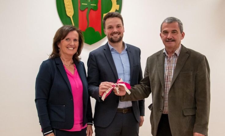 Von links: Monika Fürst, Michael Strasser und Manfred Schimpl (Foto: Gemeinde/Gölzner)