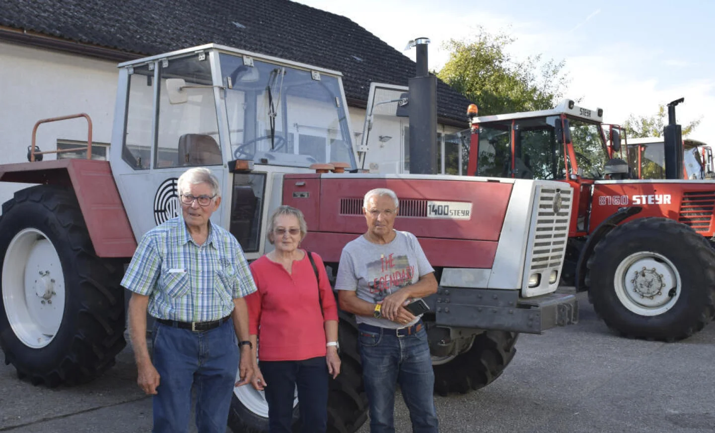 Treffen ehemaliger Steyr Traktoren Entwickler anlässlich ihres 50-jährigen Jubiläums.