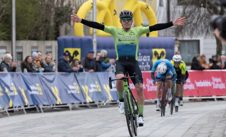 Riccardo Verza bei seinem Sieg in Leonding. (Foto: Reinhard Eisenbauer)