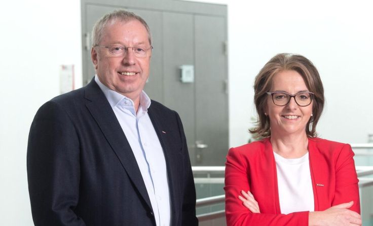 Eduard Riegler und Judith Ringer (Foto: WKO/Rußkäfer)