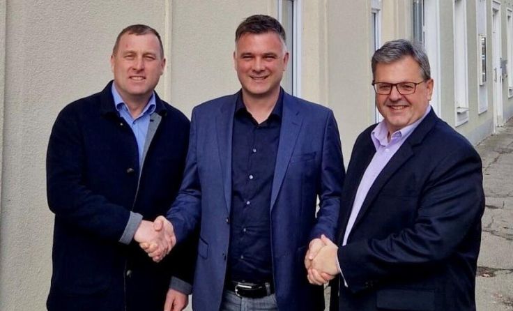 Von links: Helmut Zöttl, Thomas Vilding und Gerhard Deimek (Foto: M. Dunst)