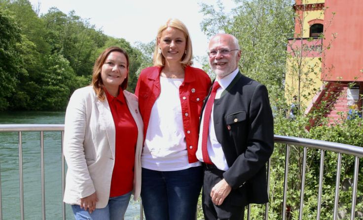 Von links: Carola Hackl, Katrin Auer und Martin Hornhuber (Foto: Klaus Mader)