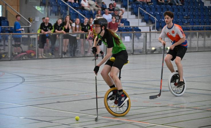 Einradhockey-Turnier in der Steyrer Stadthalle. (Foto: privat)