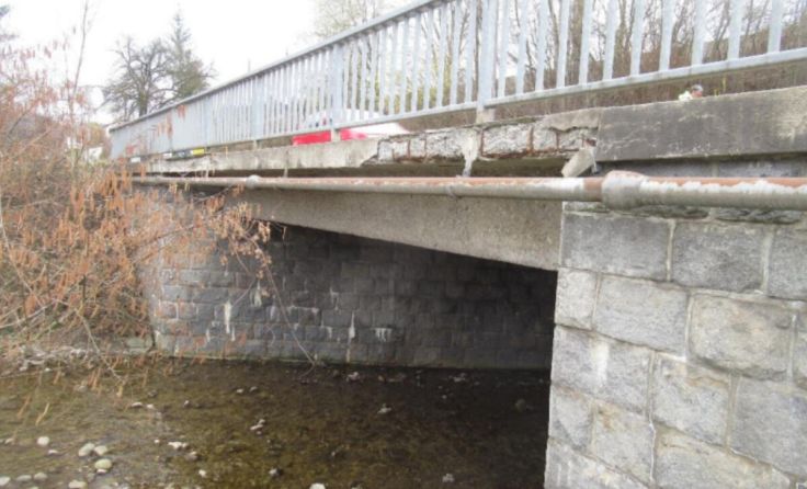 Die Garstnerbachbrücke wird saniert. (Foto: Land OÖ)