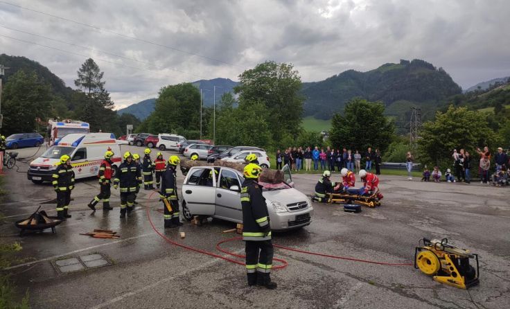 Einsatzübung in Kleinreifling (Foto: Franz Haider)