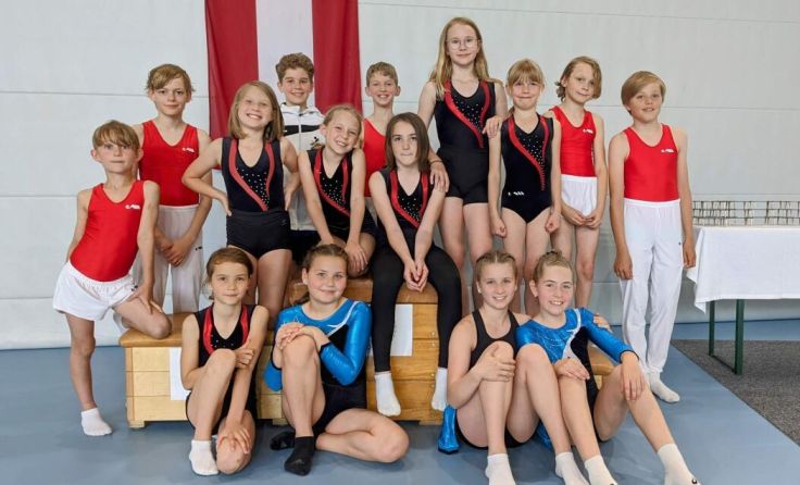 Der erfolgreiche Trampolin-Nachwuchs des TV Steyr. (Foto: TV Steyr)