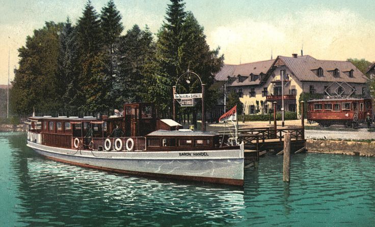 Attersee Landungsplatz, 1913 (Foto: Sammlung Locicnik)