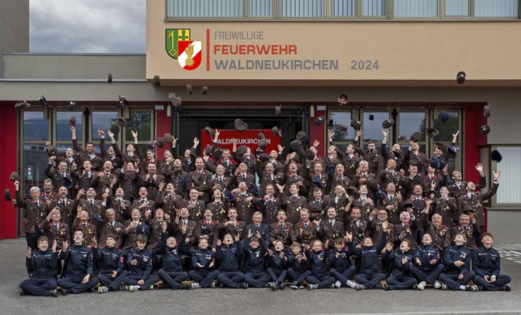 Die FF Waldneukirchen besteht seit 130 Jahren. (Foto: Thomas Aichinger)