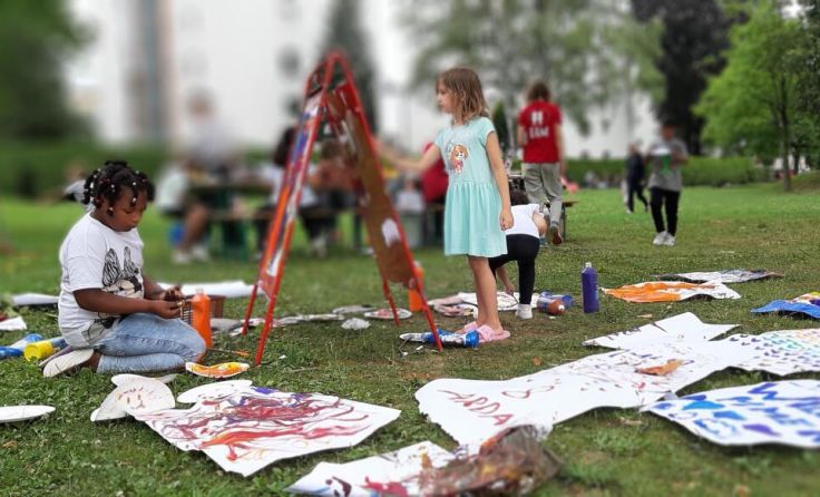 Den Kindern wurde ein buntes Programm angeboten. (Foto: Kinderfreunde)