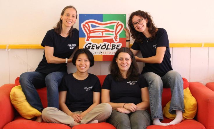 Das Gewölbe-Team, von links: Melanie, Cindy, Larissa und Rita (Foto: privat)