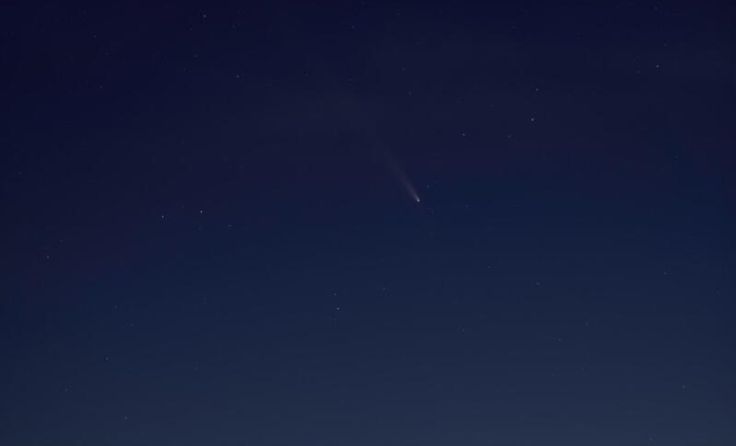 Der Komet C/2023 A3, aufgenommen vom Kaiblingerkogel. (Foto: Der Fotomacher)