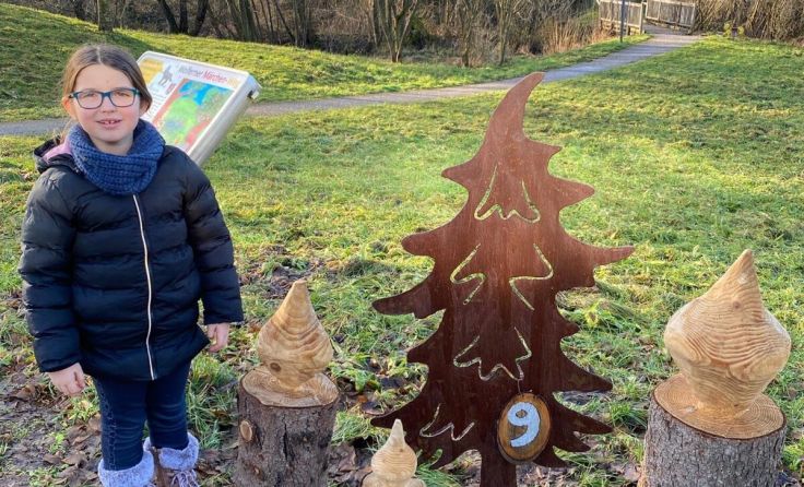Der Märchenweg wird zum Adventkalender (Foto: Gemeinde Wolfern)