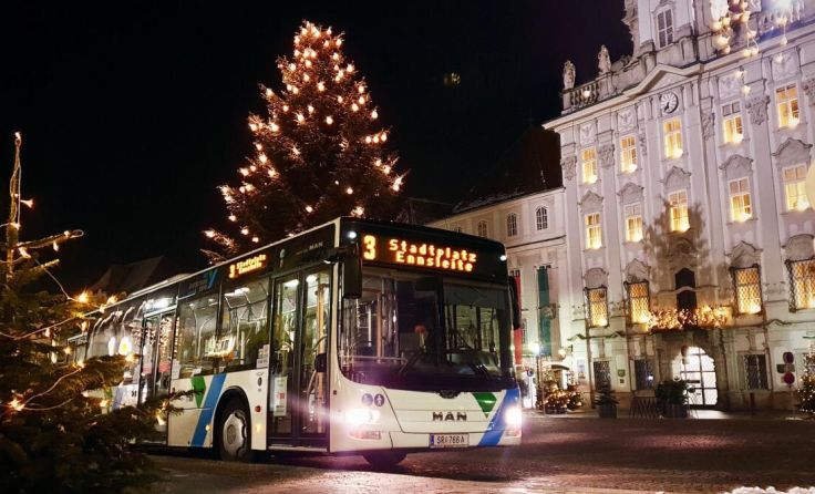 An den Samstagen vor Weihnachten verdichten die SBS den Takt auf einigen Linien. (Foto: Stimeder)