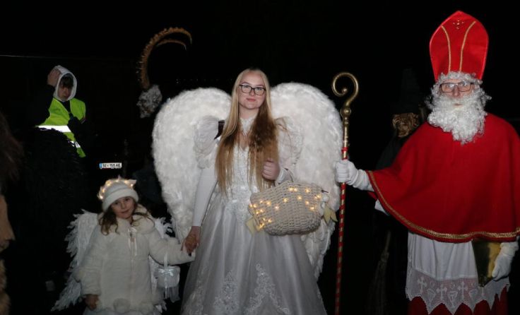 Nikolaus und Krampus bei der FF Schwaming (Foto: FF Schwaming)