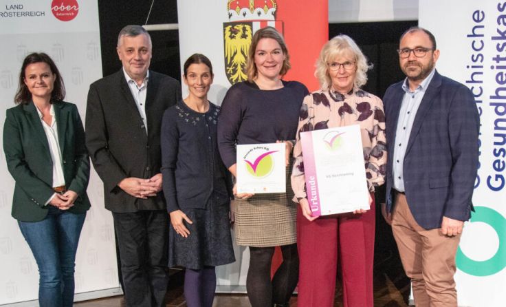 Die VS Reirchraming erhielt das Gütesiegel "Gesunde Schule". (Foto: ÖGK)