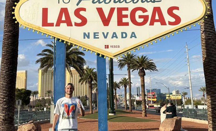 Raffael Berger in Las Vegas (Foto: privat)