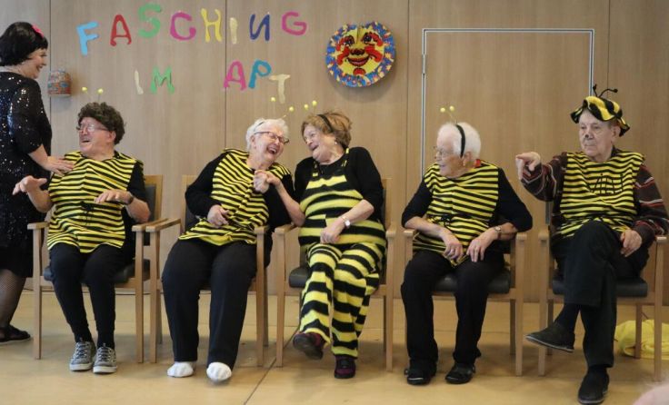 Bewohner des Altenheimes Tabor (Foto: APT)