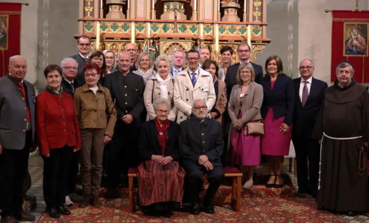 Elf Paare nahmen teil, mehrere waren entschuldigt. (Foto: Franz Putz)