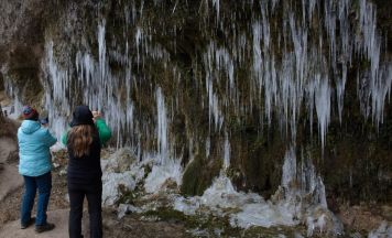 Eiszauber bei der Rinnenden Mauer im Steyrtal