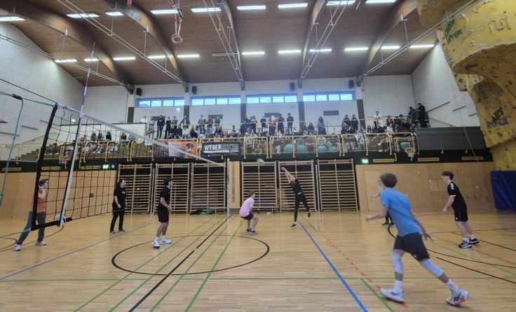 Im Turnsaal ging es 24 Stunden zur Sache. (Foto: BBS Weyer)