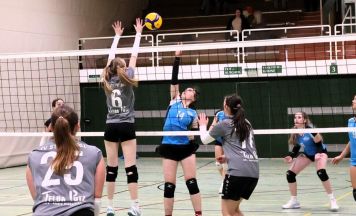 Steyrs Volleyball-Damen jubeln über Tabellenführung