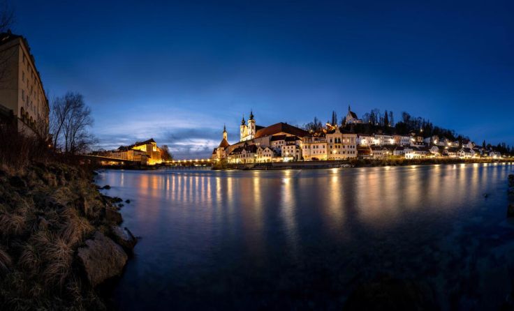 Steyr bei Nacht (Foto: NF Fotoclub Steyr)