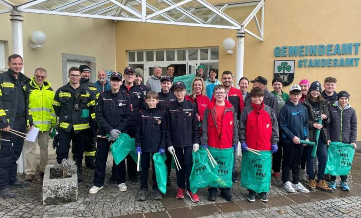 Das gemeinsame Müllsammeln in Dietach findet am 14. März statt. (Foto: Gemeinde Dietach)