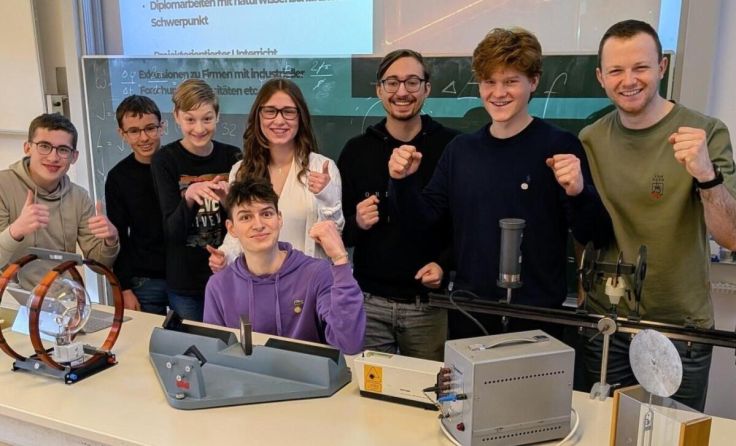 Physik-Olympiade-Kurs der HTL Steyr (Foto: HTL Steyr)