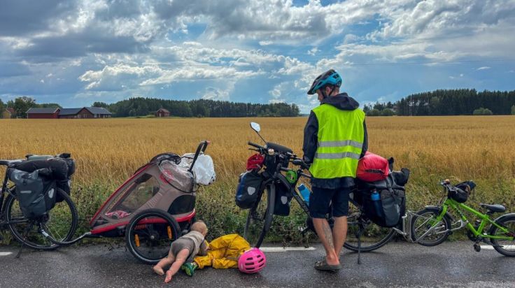 Mit Baby und Kleinkind auf Radreise zum Polarkreis