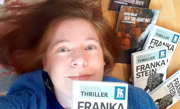 Astrid Miglar liest aus ihrem Thriller "Franka Stein, gefährliche Falle". (Foto: privat)