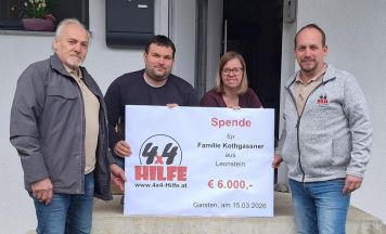 Verein aus Garsten hilft Familie aus Leonstein