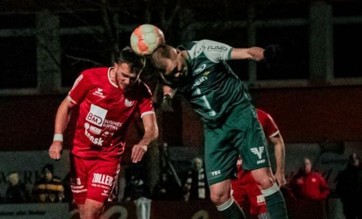 Vorwärts Steyr gewann eine intensive Partie in Friedburg mit 3:1. (Foto: Niklas Hörtenhuber)