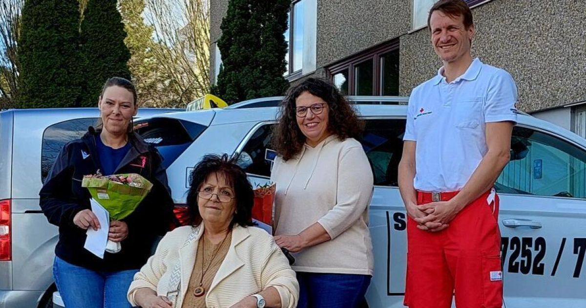 Woman from Steyr meets her lifesavers