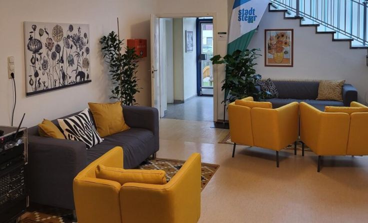 Das Sozialraumzentrum Ennsleite in der Hafnerstraße 14. ⋌Foto: (Foto: Magistrat Steyr/Presse)