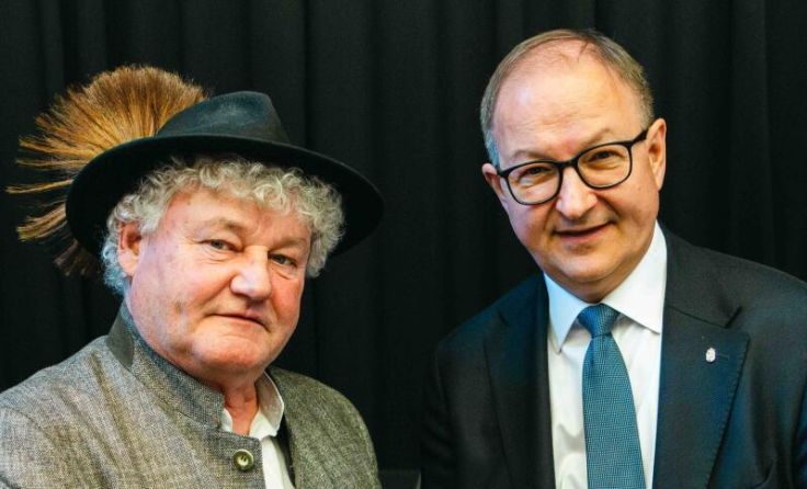 Michael Schwarzlmüller (links) mit Martin Winkler (Foto: SPÖ OÖ/Klaus Schöngruber)