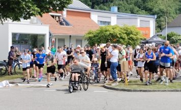 267 Teilnehmer beim Wings for Life App Run in St. Ulrich