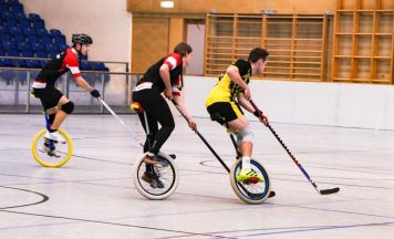 Einradhockey-Nationalteam feierte in Steyr Premiere