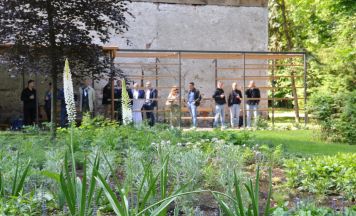Neuer Blumengarten im Schlosspark in Steyr