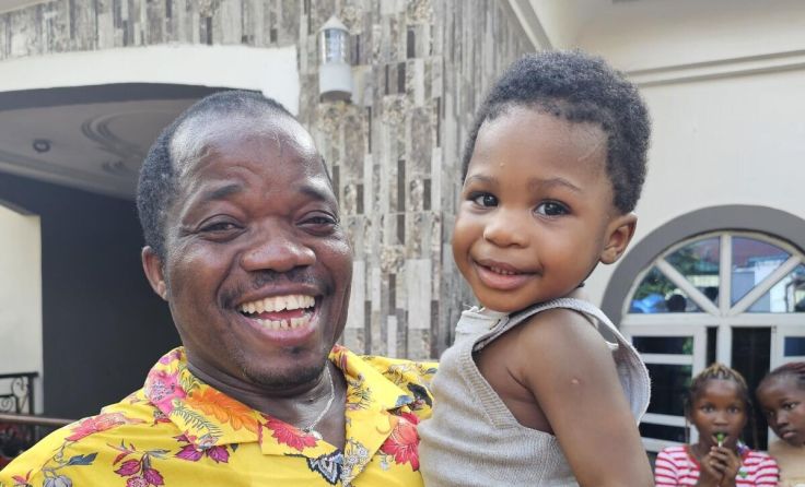 Leonard Ozougwu mit seinem gleichnamigen Neffen Leonard (Foto: privat)