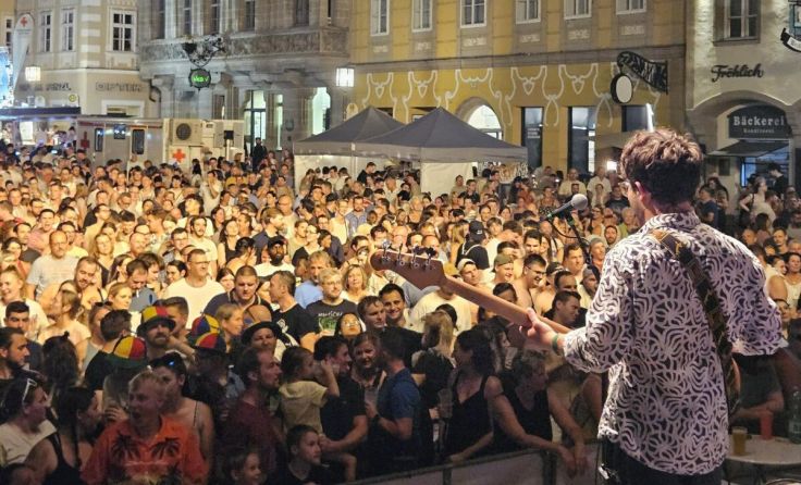 Hauptbühne am Stadtplatz (Foto: Magistrat Steyr/Presse)