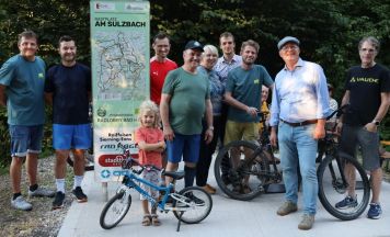 Neuer Rastplatz am Voralpen-Radweg