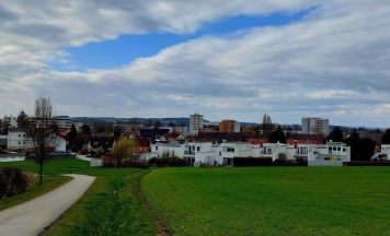 Wasserrohrbruch im Stadtteil Ennsleite