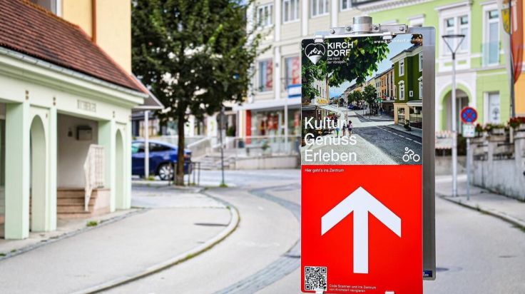 Radler sollen den Weg ins Kirchdorfer Zentrum finden