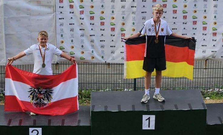 Moritz Bindreiter gewann bei der U15-WM die Silbermedaille. (Foto: privat)