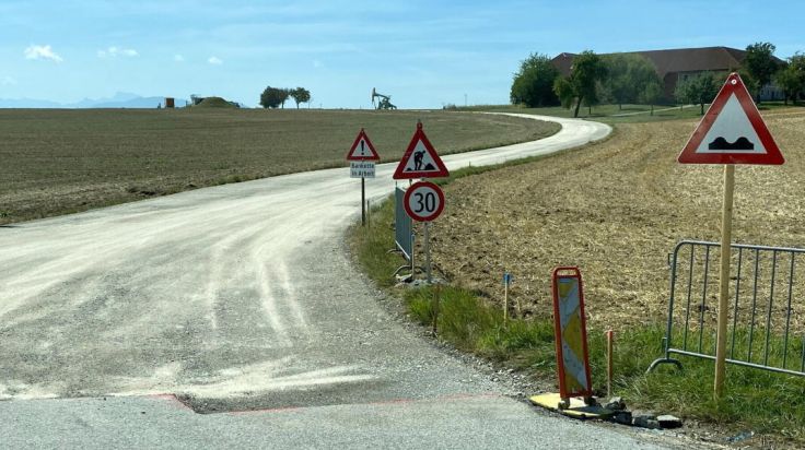 Straße Hehenberg wird saniert
