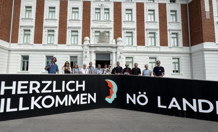 Besuch der Landesausstellung im Klinikum Mauer in Niederösterreich. (Foto: Pro Homine)